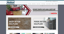 Desktop Screenshot of heskon.com