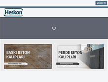 Tablet Screenshot of heskon.com